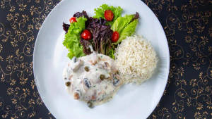 Mushroom Chicken Piccata                       