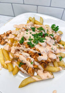 Cheesy Chicken Loaded Fries