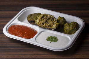 Mushroom Haryali Momo [8pcs]