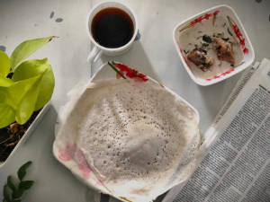 2 Appam And Chicken Stew [2 Pieces]