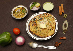 Gobi Pyaaz Paratha