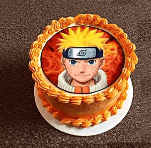Naruto Based Theme Cake