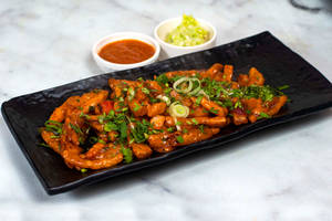 Farali Potato Chilli Dry (650-700Gm Apx) + Cold Beverage