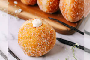French Vanilla Custard Bomboloni (1pc)