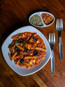Penne Pasta Red Sauce Veg