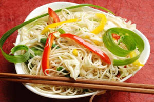 Veg Burnt Garlic Noodles