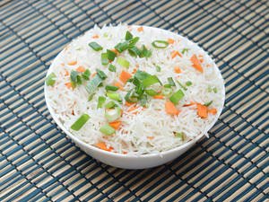 Vegetable Fried Rice With Gravy