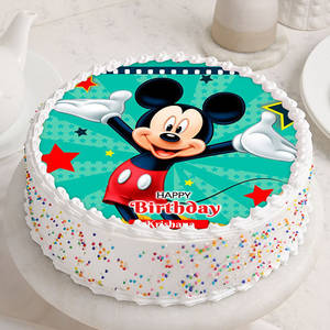 Mickey Mouse Theme Cake