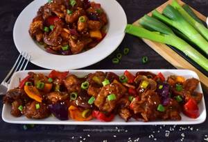 Baby corn mushroom chilli