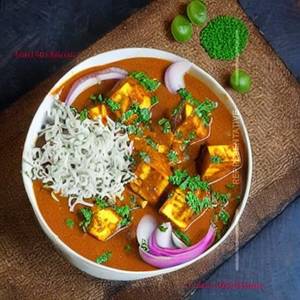 Paneer Mushroom Masala                               