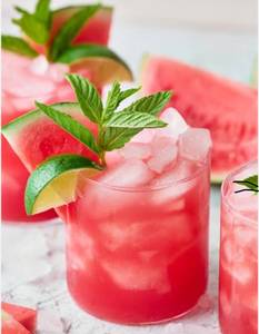 Water Melon Strawberry Mojito