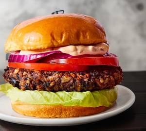 Veg patty burger [double]