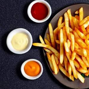 Process cheesy french fries
