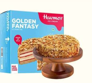 Golden Fantasy Ice Cream Cake 1 Ltr