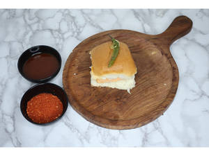 Herb Cheese Potato Vada Pav
