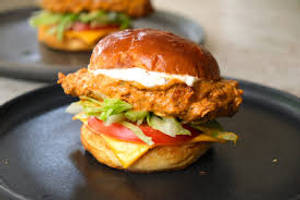 Periperi Crispy Chicken Burger