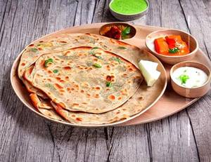 Green Peas Paratha