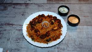 Prawns fry Biryani