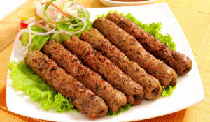 Veg Mutton Seekh Kabab