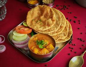 Puri Bhaji 2Pcs