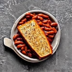 Grilled Baked Beans Cheese Sandwich