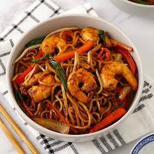 Schezwan Prawn Noodles