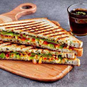 Veggie Cheese Grilled Sandwich