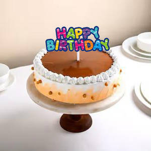 Birthday mini butterscotch cake 200 g                                                                                                               