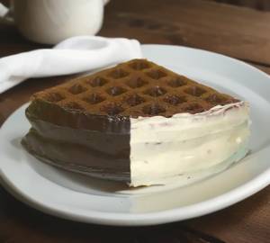Dead Pool's Dark  and White Waffle