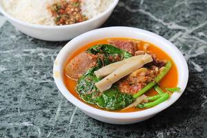 Pork With Mushroom And Bamboo Shoot Gravy  (boneless) (8pcs)