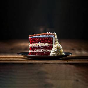 Rich red velvet pastry                                                                       