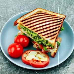 Tomato Basil Pesto Sandwich