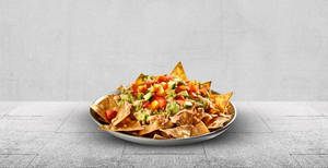 Built Up Trio Of Veg Nachos