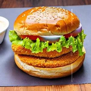 Classic Chicken Cheese Burger