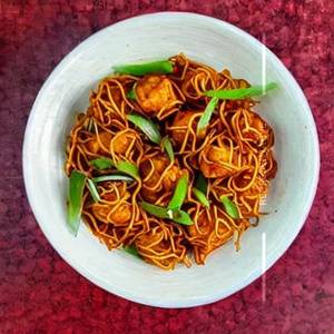 Veg Manchurian Noodles