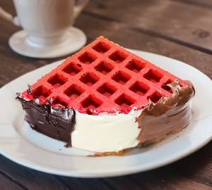 Red Velvet Triple Chocolate Waffwich