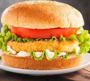 Chicken patty burger