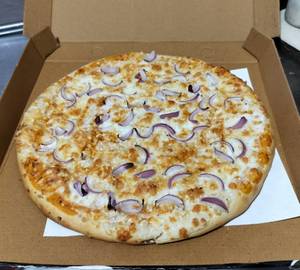 Cheese And Onion Pizza