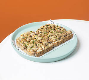 Hummus And Shrooms Tartine