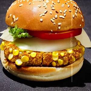 Corn Cheese Burger