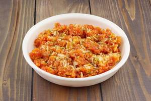 Hot Carrot Halwa