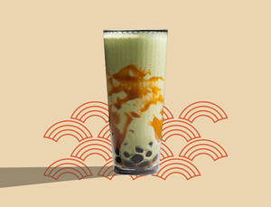 Matcha-mel Bubble Tea