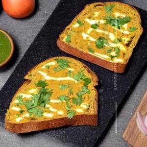 Aloo Masala Cheese Toast
