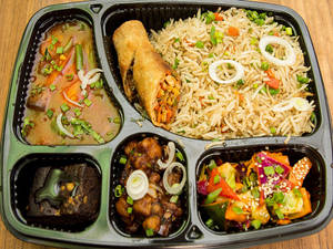 Veg Bento Chinese Box