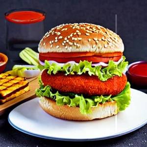 Peri Peri Paneer Burger