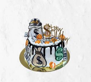Dollar Theme Cake [500Grams]