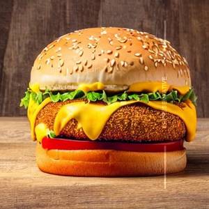 Corn Double Cheese Burger