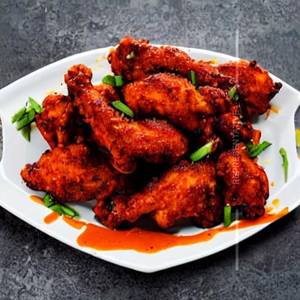 Peri Peri Saucy Crispy Fried Chicken Wings