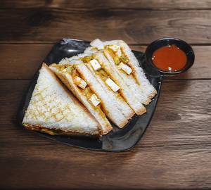 Paneer takatak sandwich