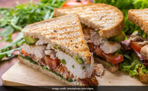 Chicken and cheese sandwich